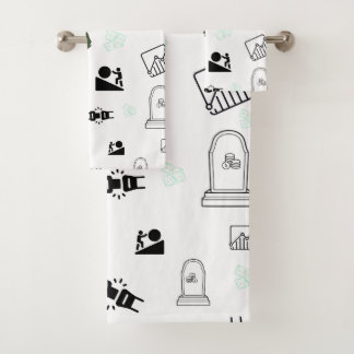 Conjunto De Toalhas Gind & Gain Bath Towel | Money Art