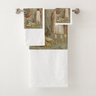 Conjunto De Toalhas Giotto di Bondone O Nascimento Coleção de Belas Ar