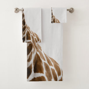 Conjunto De Toalhas Girafa Bonita 1 #animal#arte