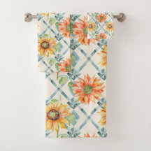 Girassóis Flores Modernas de Aquarela