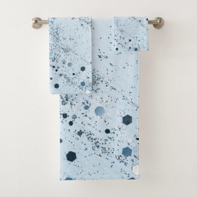 Conjunto De Toalhas Glitter 2 #art #glitter (Insitu)