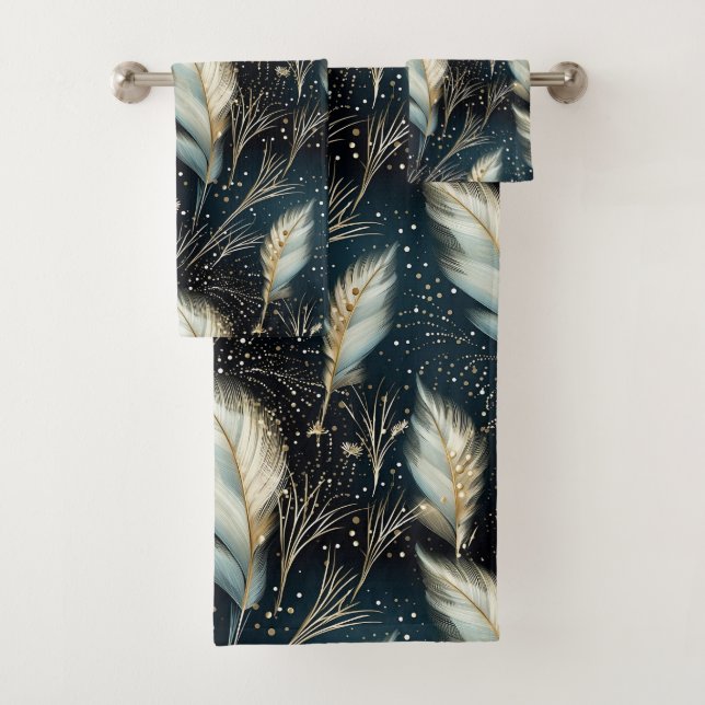 Conjunto De Toalhas Glitter de Grass Pampas (Insitu)