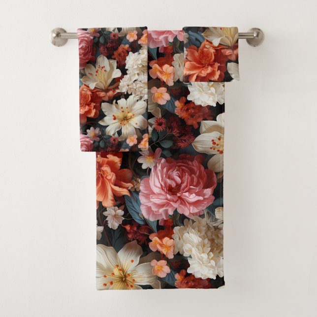 Conjunto De Toalhas Glorious Floral Fantasy (Insitu)