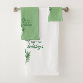 Conjunto De Toalhas Gnomo de Papais noeis bonitos para os feriados