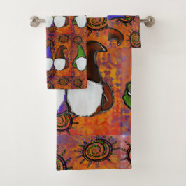 CONJUNTO DE TOALHAS GNOMOS