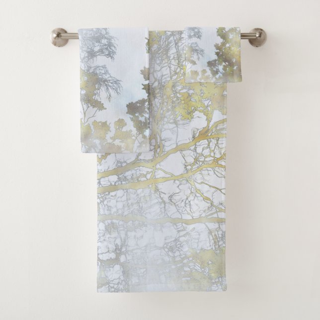 Conjunto De Toalhas Golden Broadleaf Glow (Insitu)