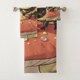 Conjunto De Toalhas Goldene Hummel im Blütentanz