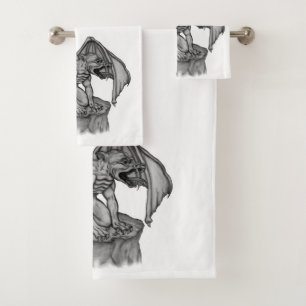 Conjunto De Toalhas Golem Gargoyle