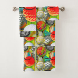 Conjunto De Toalhas Golf Lovers