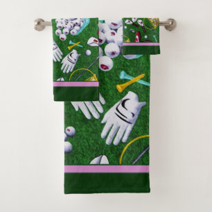 Conjunto De Toalhas Golfe Garota do Tempo