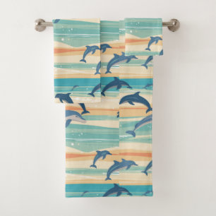 Conjunto De Toalhas Golfinhos