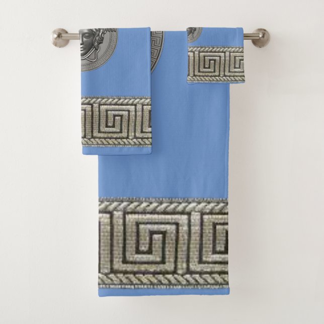 Conjunto De Toalhas Gorgon Silver - Convidado Medusa / Presente (Insitu)