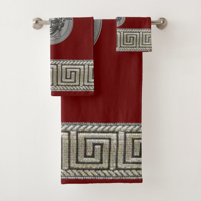 Conjunto De Toalhas Gorgon Silver - Convidado Medusa / Presente (Insitu)