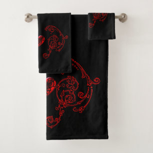 Conjunto De Toalhas Gótico Romântico, Delicado