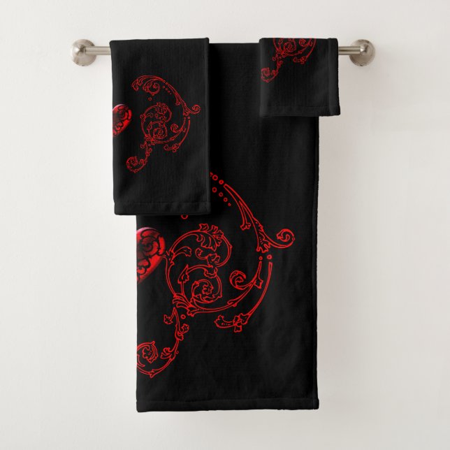 Conjunto De Toalhas Gótico Romântico, Delicado (Insitu)