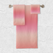 Gradiente Ombre Moderno Rosa Pastel, Pêssego e Blu