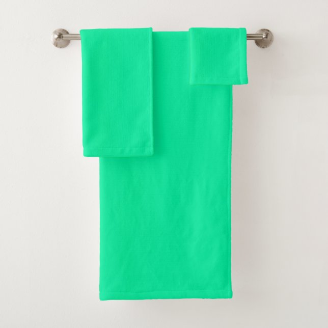 Conjunto De Toalhas Gradiente Verde Primavera (Insitu)