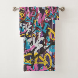 Conjunto De Toalhas Graffiti Art