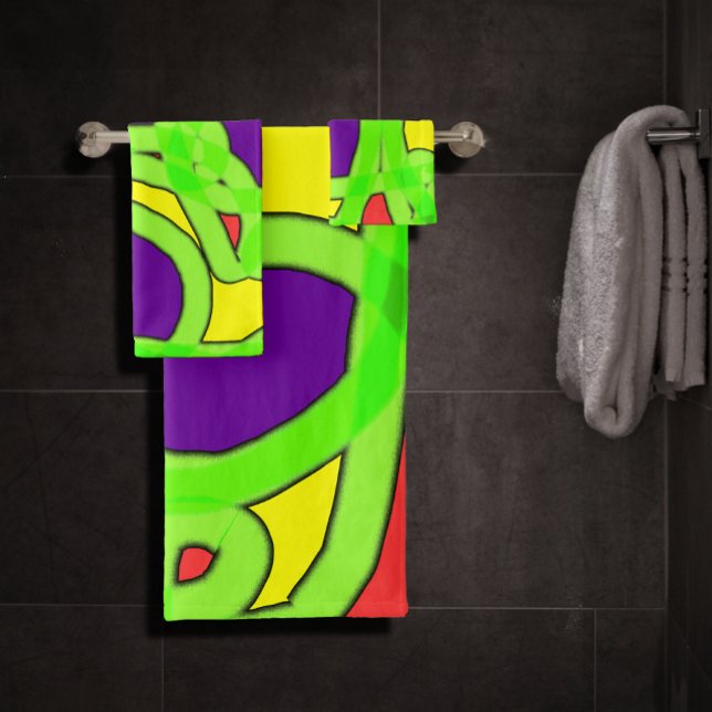 Conjunto De Toalhas Grafite pop Art (Criador carregado)