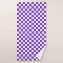 Conjunto De Toalhas Grape soda checkerboard pattern