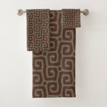  Gray &Brown Abstract Pattern 