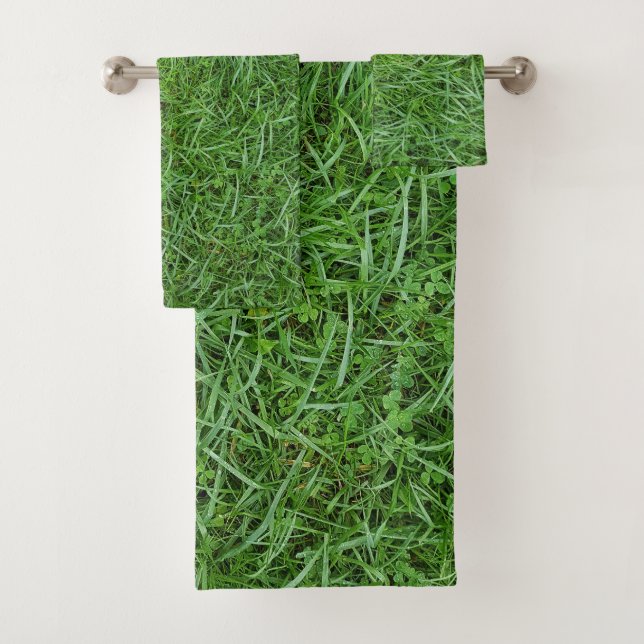 Conjunto De Toalhas Green Grass (Insitu)