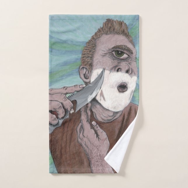 Conjunto De Toalhas Grego Ciclops Faca Sonhando Fantasia Art Bath Towe (Toalha de mão)