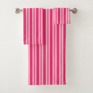 Conjunto De Toalhas Greve de Verão, Fúsia e Pastel Rosa