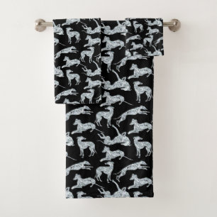 Conjunto De Toalhas Greyt Diamond Greyhounds