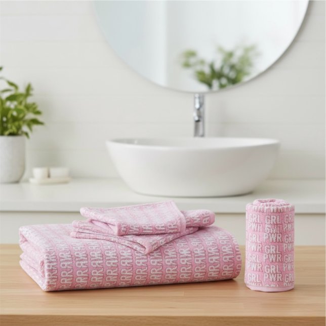 CONJUNTO DE TOALHAS GRL PWR (Criador carregado)