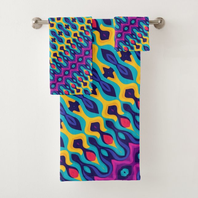 Conjunto De Toalhas Groovy Tropic Echo (Insitu)