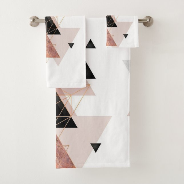 Conjunto De Toalhas Grupo geométrico do banho de | (Insitu)