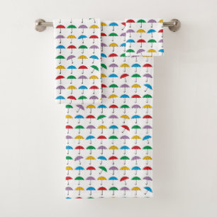 Conjunto De Toalhas Guarda-chuvas na chuva