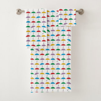 Conjunto De Toalhas Guarda-chuvas na chuva
