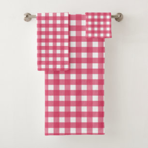 Conjunto De Toalhas Guingão Cerise