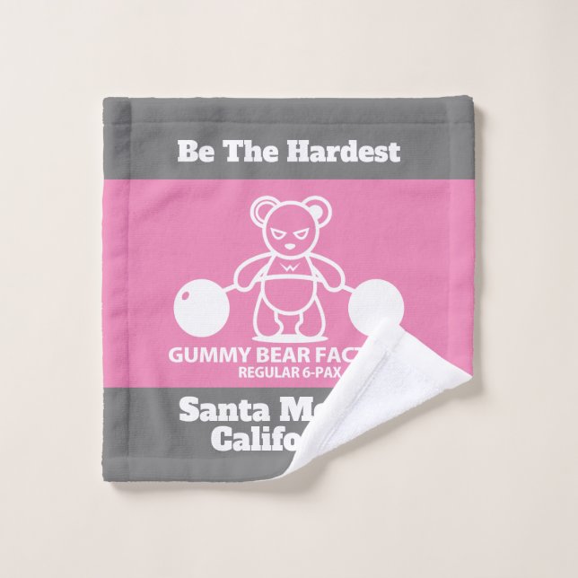 Conjunto De Toalhas Gummy Bear Fatory 2020 (Pano de lavar)