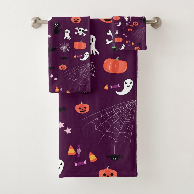 Conjunto De Toalhas Halloween (Insitu)