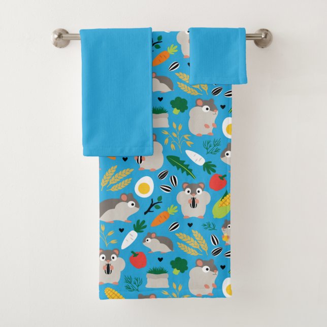 Conjunto De Toalhas Hamsters E Seus Tratamentos (Insitu)