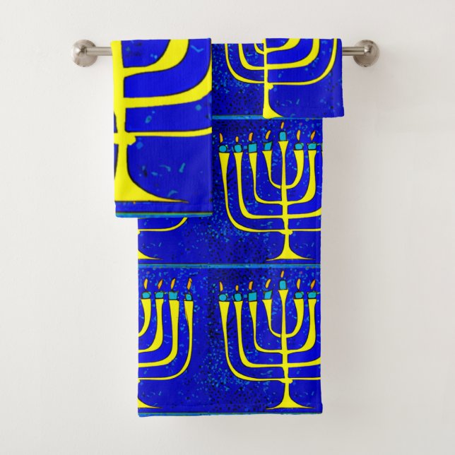 Conjunto De Toalhas Hanukkah (Insitu)