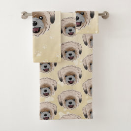Conjunto De Toalhas Happy Shih Tzu Dog Lover I Wows