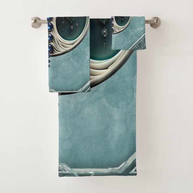 Conjunto De Toalhas Harmonia na árvore mística da vida. (Insitu)