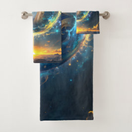 Conjunto De Toalhas Harpa Celestial dos Céus Limitados pela Lua.