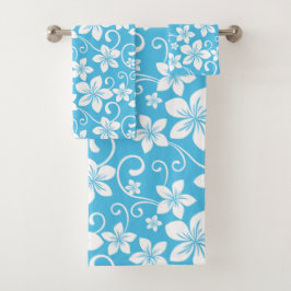 CONJUNTO DE TOALHAS HAWAIANAZUL (AZUL)