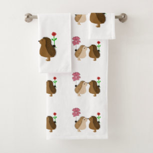 Conjunto De Toalhas Hedgehog Love