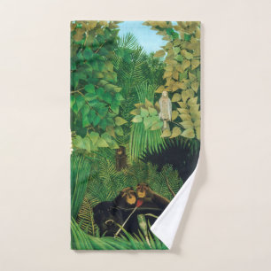 Conjunto De Toalhas Henri Rousseau - Os Jesters Feliz