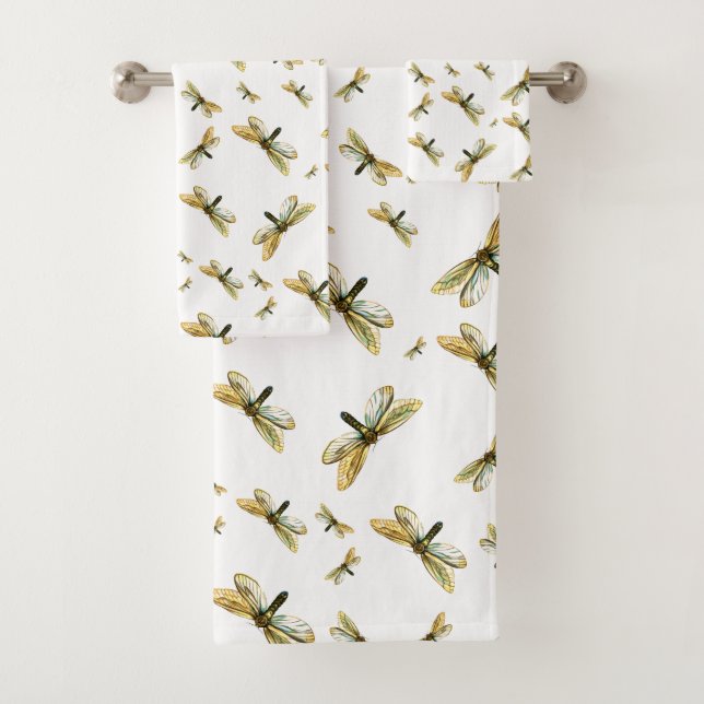 Conjunto De Toalhas Hepialus humuli - Ghost Moth ou Ghost Swift (Insitu)