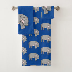 Conjunto De Toalhas Hippopotamus