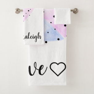Conjunto De Toalhas História do Amor