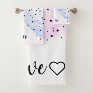 Conjunto De Toalhas História do Amor