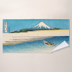 Conjunto De Toalhas Hokusai - Rio Tama na província de Musashi